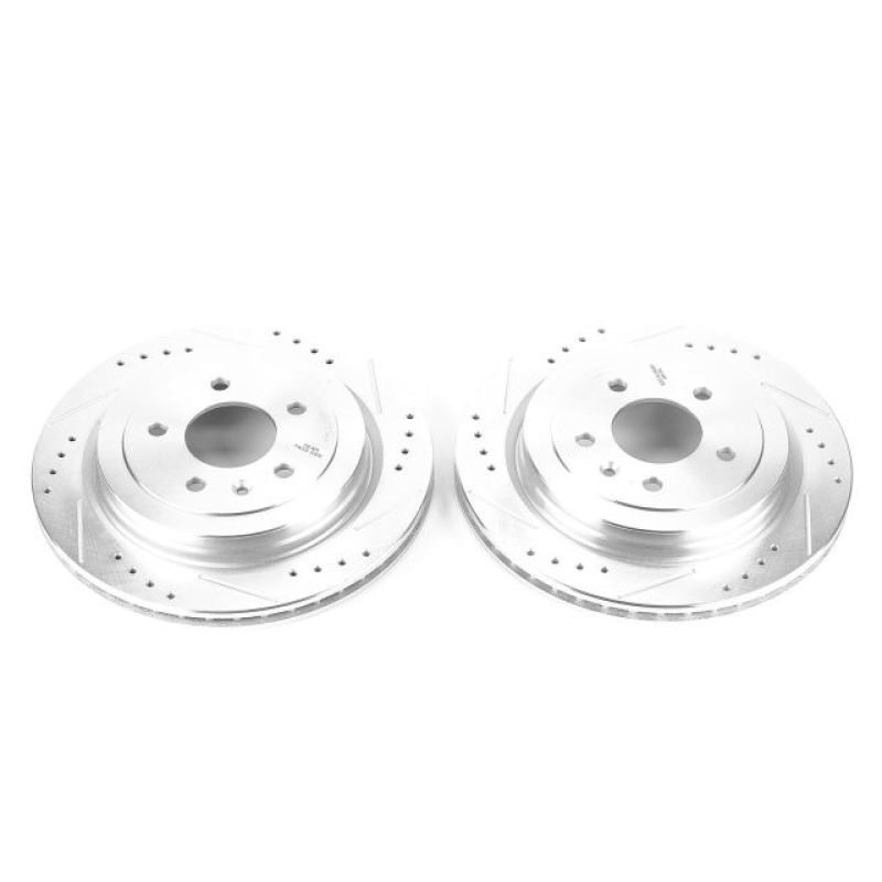 PowerStop Power Stop 13-18 Cadillac ATS Rear Evolution Drilled & Slotted Rotors - Pair