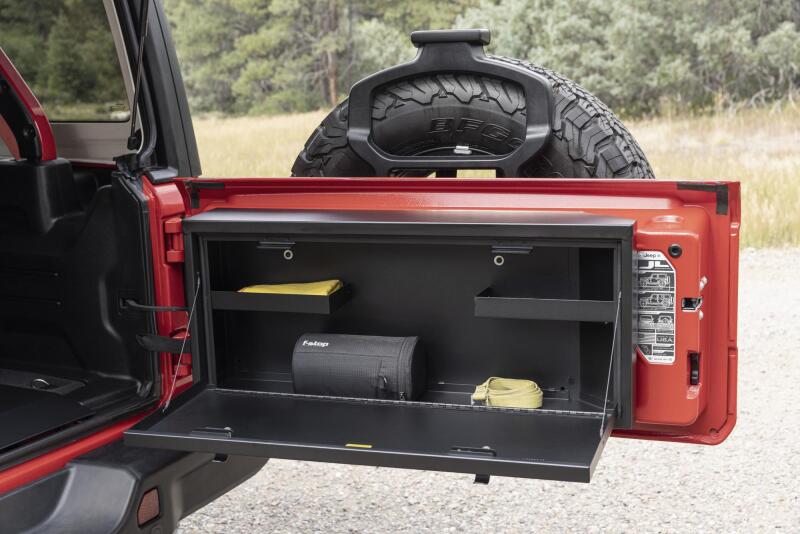 Tuffy Products Tuffy Tailgate Lockbox W/ Keyed Lock For Jeep Wrangler
