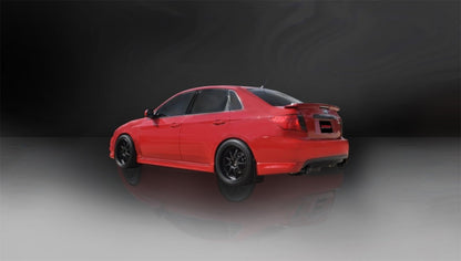 CORSA Performance Corsa 08-10 Subaru Impreza WRX Sedan 2.5L Turbo Manual 3in Sport Cat-Back Exhaust w/4in Blac