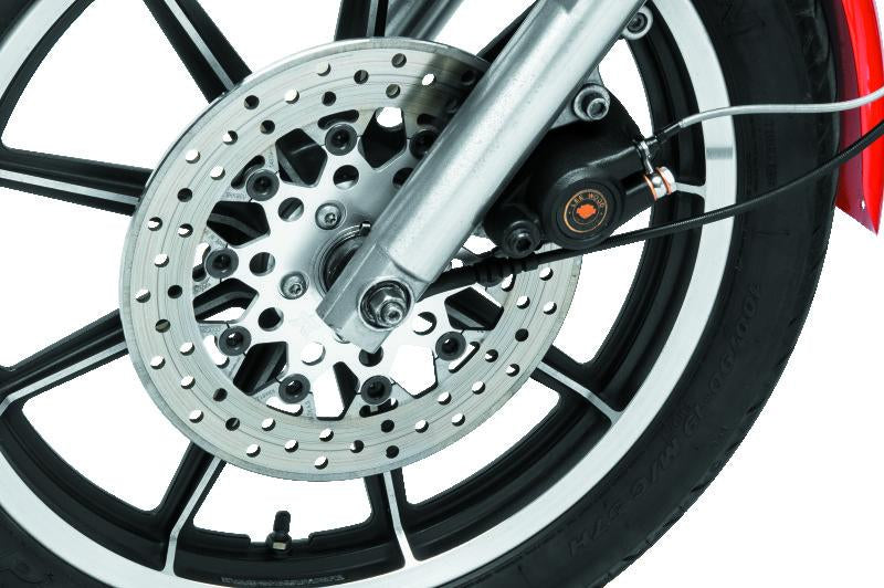 TwinPower Twin Power 84-17 Big Twin Exc 11.8 and Lug Mount 84-13 XL Front 11.5 Floating Rotor Mesh Silver