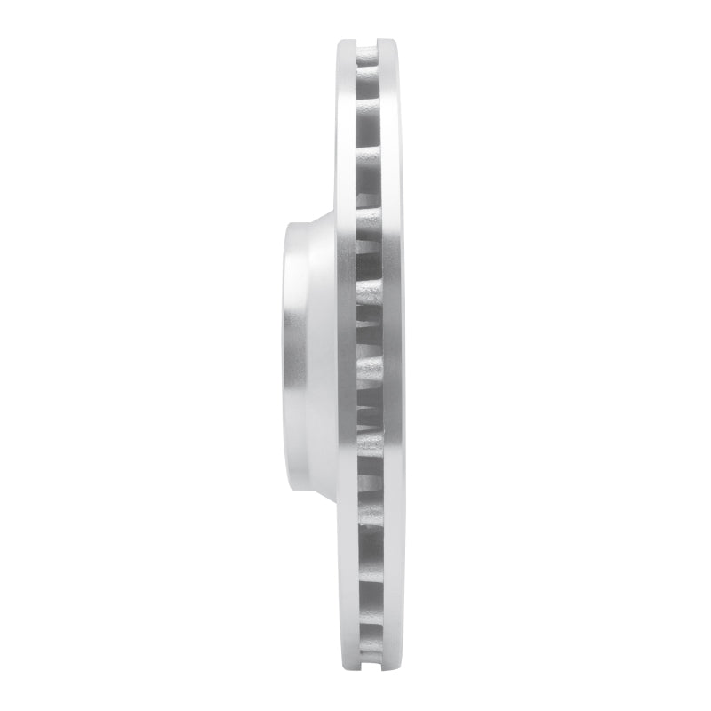 R1 Concepts R1 05-11 Audi A6 Quattro Front Right Drilled & Slotted Silver Brake Rotor