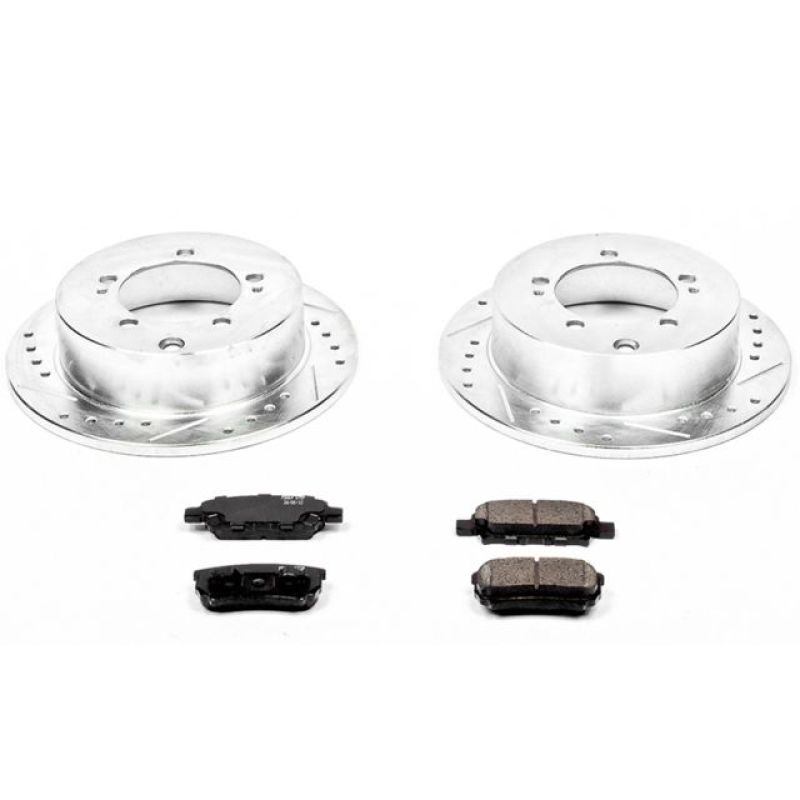 PowerStop Power Stop 04-06 Mitsubishi Lancer Rear Z23 Evolution Sport Brake Kit