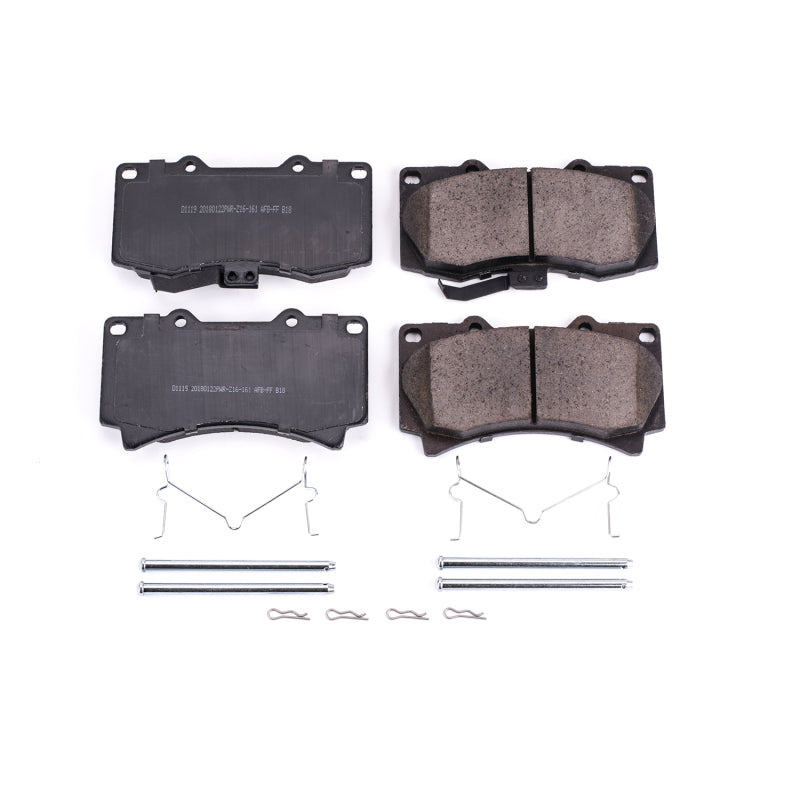 PowerStop Power Stop 06-10 Hummer H3 Front Z17 Evolution Ceramic Brake Pads w/Hardware