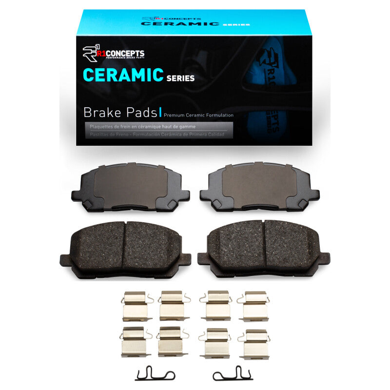R1 Concepts R1 2001-2007 Toyota Highlander Front R1 Ceramic Pads & Hardware Kit
