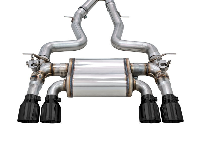 AWE Tuning BMW F8X M3/M4 SwitchPath Cat-Back Exhaust - Diamond Black Tips