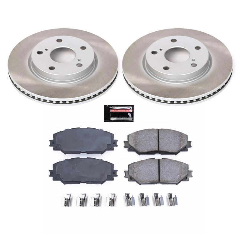 PowerStop Power Stop 06-18 Toyota RAV4 Front Semi-Coated Rotor Kit