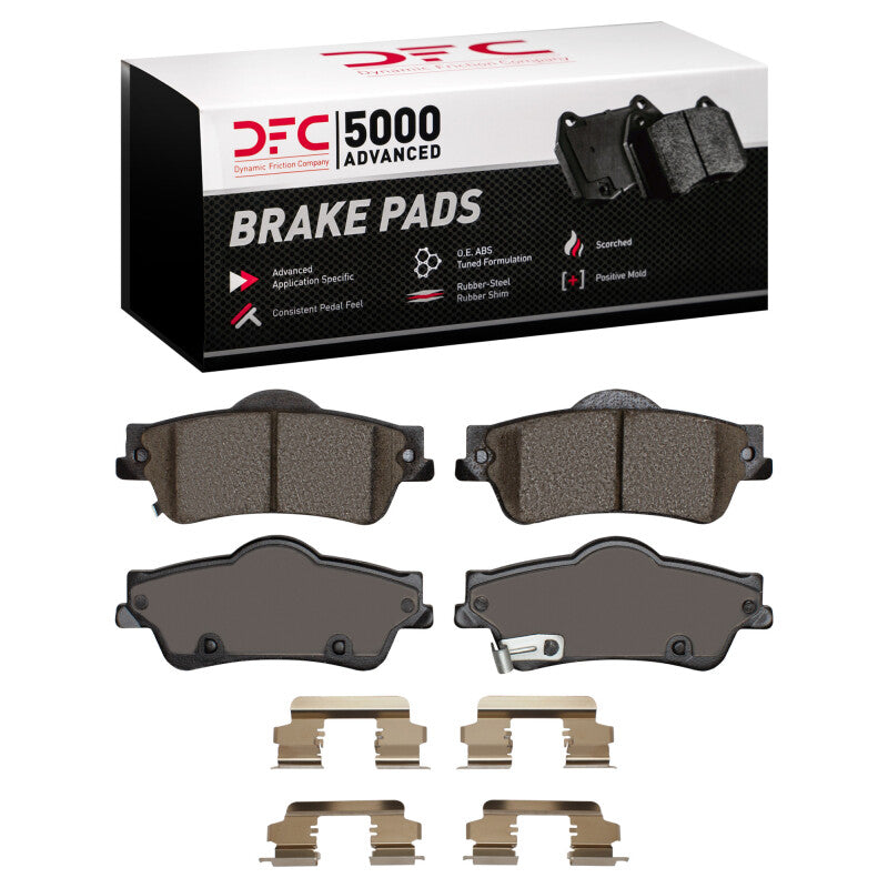 DFC 08-17 Chevrolet Caprice Rear 5000 Advanced Ceramic Brake Pads and Hardware Kit