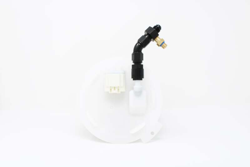 Aeromotive VaporWorx Fuel Module Outlet Kit - 45 Degree 3/8in Female to AN-08 Flare & 1/8in NPT Port