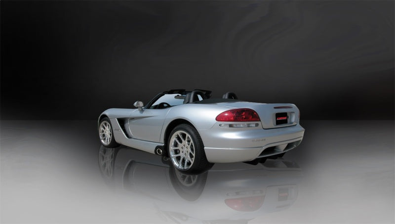 CORSA Performance Corsa 2003-06 Dodge Viper 8.3L Polished Sport Cat-Back Exhaust (2.5in Inlet for Use w/ Stock Conv.)
