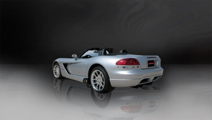 CORSA Performance Corsa 2003-06 Dodge Viper 8.3L Polished Sport Cat-Back Exhaust (2.5in Inlet for Use w/ Stock Conv.)