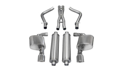 CORSA Performance Corsa 2012-2013 Dodge Charger SRT-8 6.4L V8 Polished Sport Cat-Back Exhaust