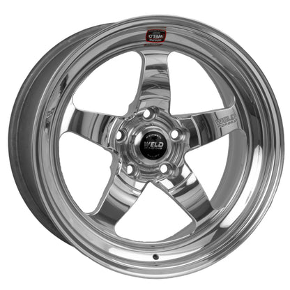 Weld S71 18x10.5 / 5x4.75 BP / 7.7in. BS Polished Wheel (Medium Pad) - Non-Beadlock