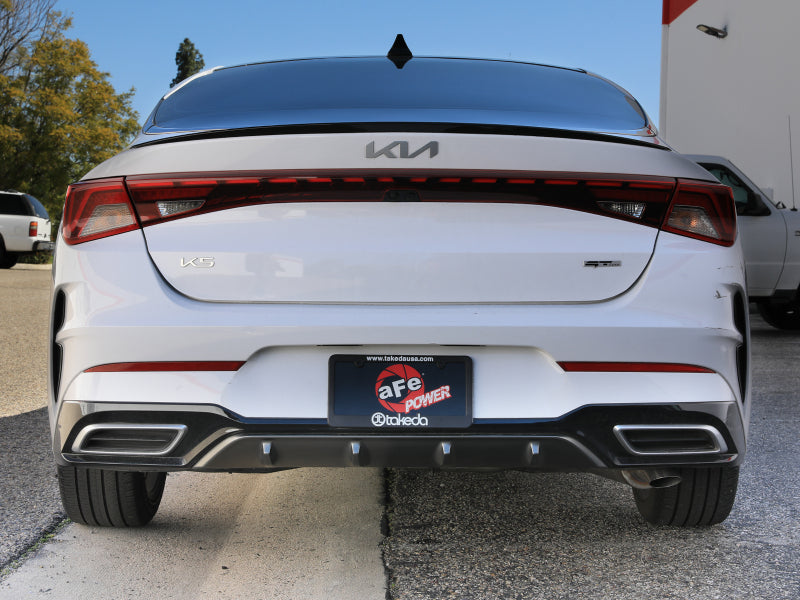 aFe 21-24 Kia K5 Takeda 2.5in 304 Stainless Steel Cat-Back Exhaust System