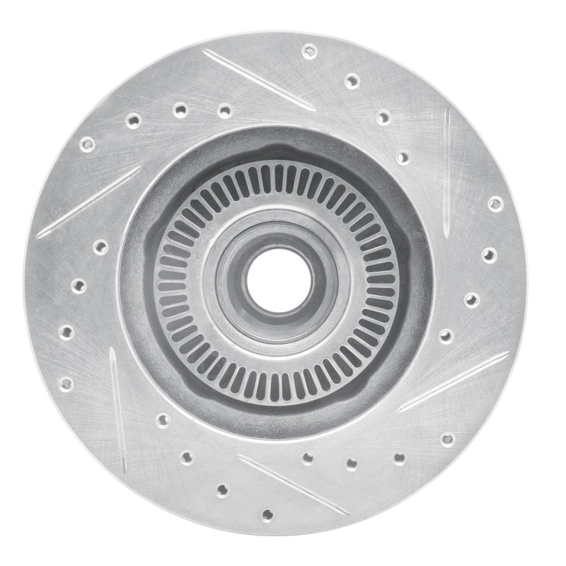 R1 Concepts R1 98-02 Ford Ranger (USA/Canada) Front Right Drilled & Slotted Silver Brake Rotor