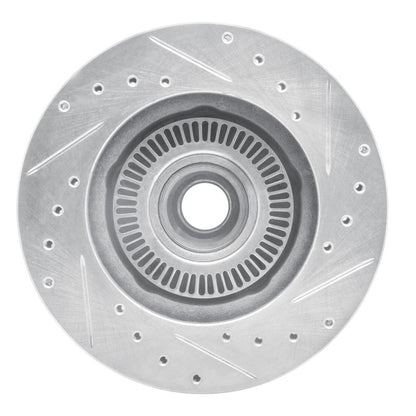 R1 Concepts R1 98-02 Ford Ranger (USA/Canada) Front Right Drilled & Slotted Silver Brake Rotor