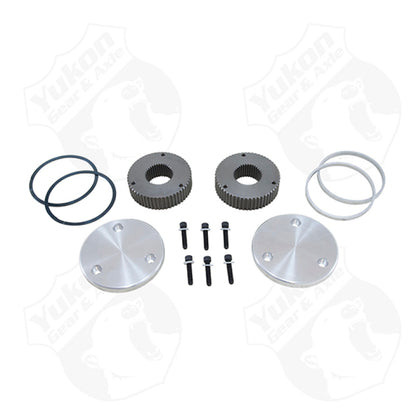 Yukon Gear & Axle Yukon Gear Hardcore Drive Flange Kit For Dana 60 / 35 Spline Outer Stubs. Non-Engraved Caps