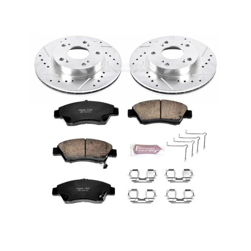 PowerStop Power Stop 06-11 Honda Civic Front Z23 Evolution Sport Brake Kit