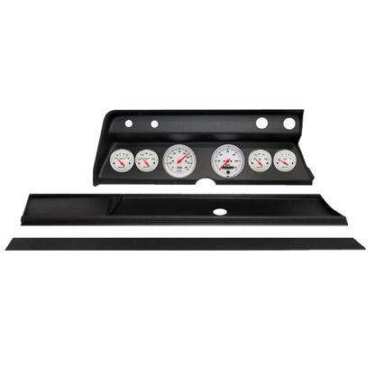 Autometer Arctic White Direct Fit Dash Kit 1967 Chevy Chevelle (2 x 3-3/8in. / 4 x 2-1/16in.)