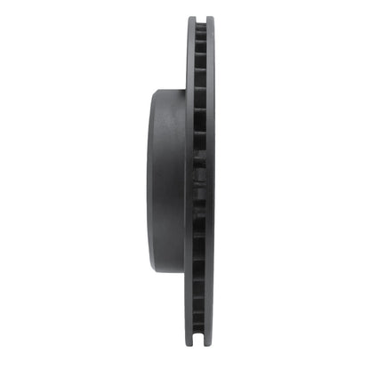 R1 Concepts R1 06-23 Dodge Charger Rear Left Drilled & Slotted Black Brake Rotor