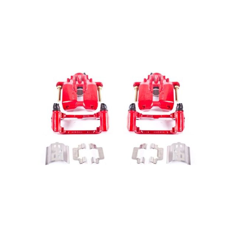 PowerStop Power Stop 04-05 Cadillac XLR Rear Red Calipers w/Brackets - Pair