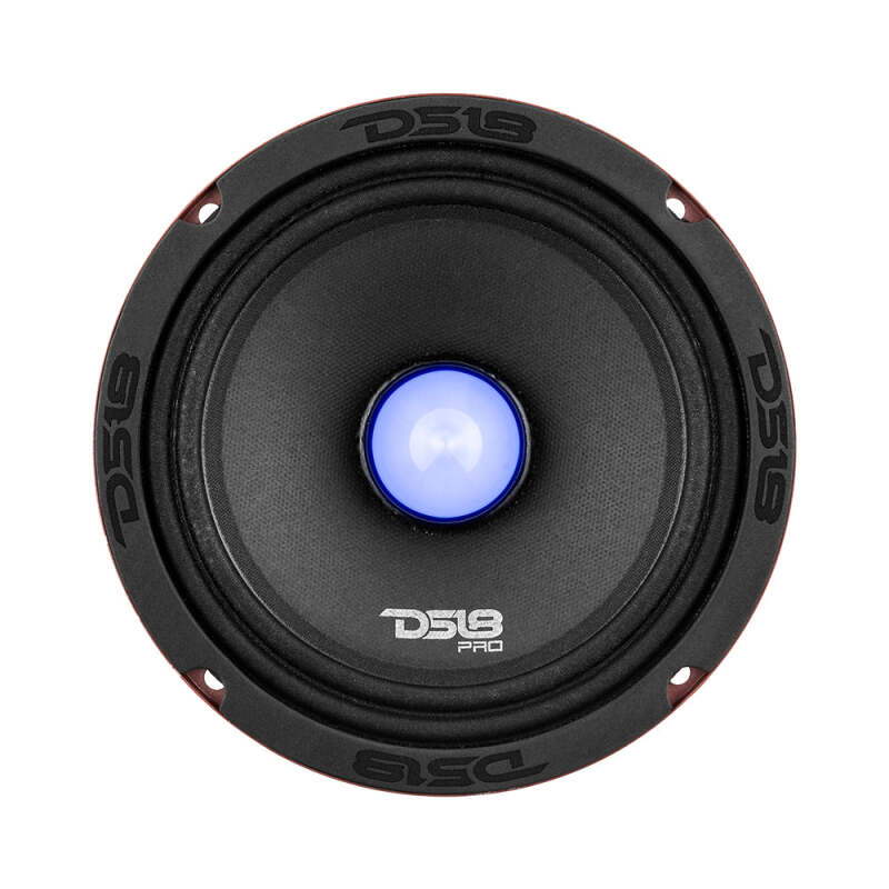 DS18 6.5in 250 Watts RMS 4 ohm Mid-Range Loudspeaker RGB Bullet Loudspeaker