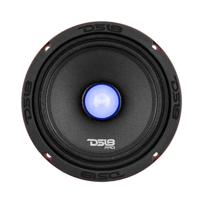 DS18 6.5in 250 Watts RMS 4 ohm Mid-Range Loudspeaker RGB Bullet Loudspeaker