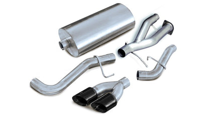 CORSA Performance Corsa 2002-2006 Cadillac Escalade 6.0L V8 3in Cat-Back Single Side w Twin 4in Black Pro-Series Tips