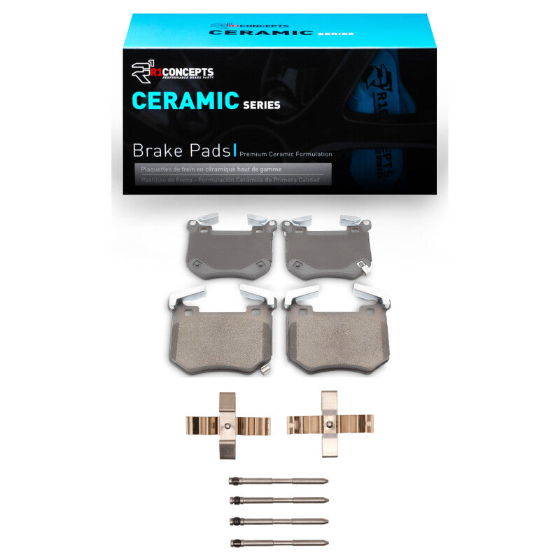 R1 Concepts R1 2018-2025 Genesis G70 Rear R1 Ceramic Pads & Hardware Kit