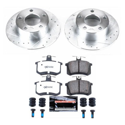PowerStop Power Stop 95-97 Audi A6 Rear Z26 Street Warrior Brake Kit