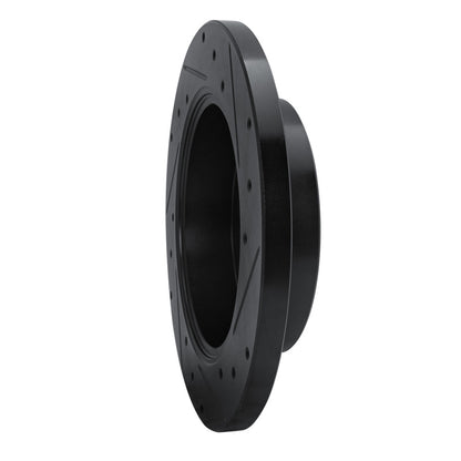 R1 Concepts R1 19-25 Freightliner SprintER 1500 Rear Left Drilled & Slotted Black Brake Rotor