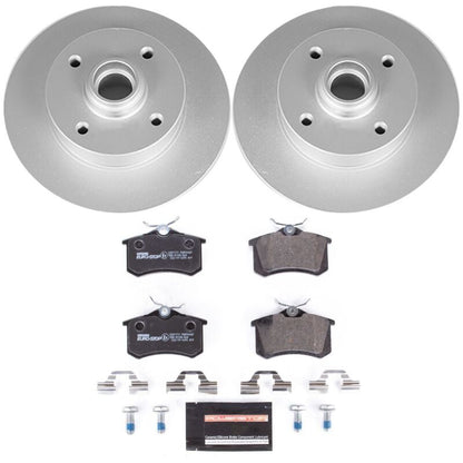 PowerStop Power Stop 99-02 Volkswagen Cabrio Rear Euro-Stop Brake Kit
