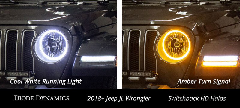 Diode Dynamics Halo Lights LED 185mm Switchback (Pair)