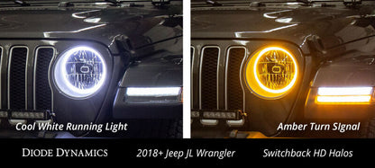 Diode Dynamics Halo Lights LED 185mm Switchback (Pair)