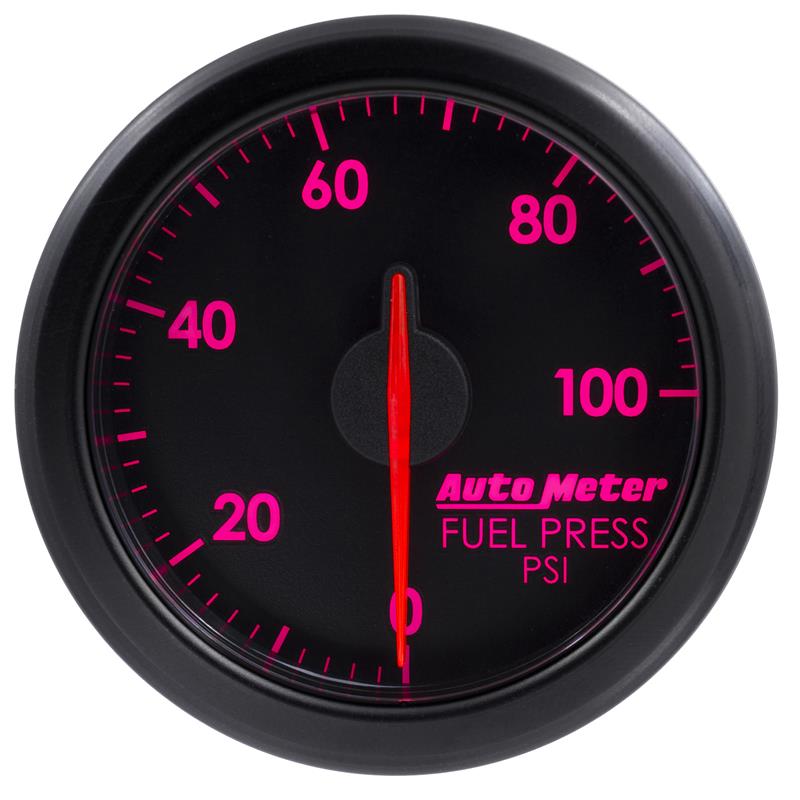 Autometer Airdrive 2-1/6in Fuel Pressure Gauge 0-100 PSI - Black