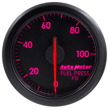 Autometer Airdrive 2-1/6in Fuel Pressure Gauge 0-100 PSI - Black
