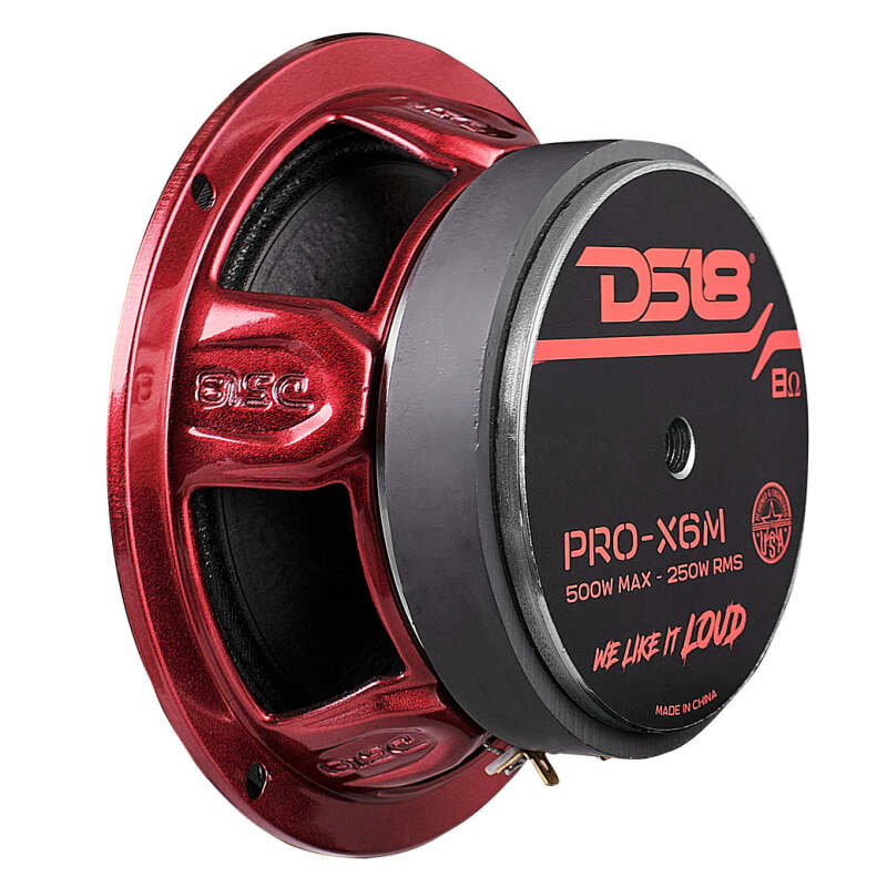 DS18 6.5in 250 Watts RMS 8 ohm Mid-Range Loudspeaker