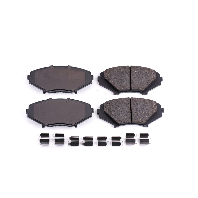 PowerStop Power Stop 04-11 Mazda RX-8 Front Z17 Evolution Ceramic Brake Pads w/Hardware