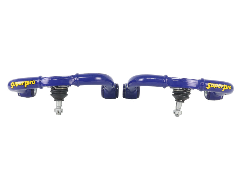 SuperPro 05-21 Nissan Frontier - Fixed Offset Upper Control Arm Set - Camber/Caster Correction
