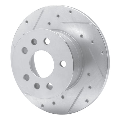 R1 Concepts R1 72-78 Volkswagen Type 2 Front Left Drilled & Slotted Silver Brake Rotor