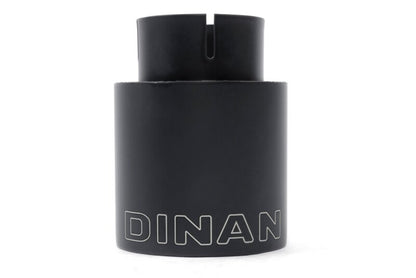 Dinan Double-Walled 4in Clamp-On Exhaust Tip - Black - 4in Outlet / 3in Inlet