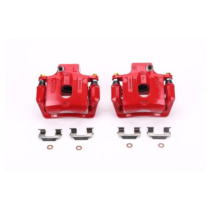 PowerStop Power Stop 08-16 Buick Enclave Rear Red Calipers w/Brackets - Pair