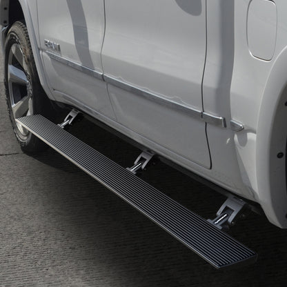 Go Rhino RealTruck 19-24 Ram 1500 Quad Cab 4dr VoltStep Electric Running Board Kit - Bedliner Coating