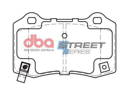 DBA 06-13 Dodge Charger SRT8 Rear Street Series Brake Pads