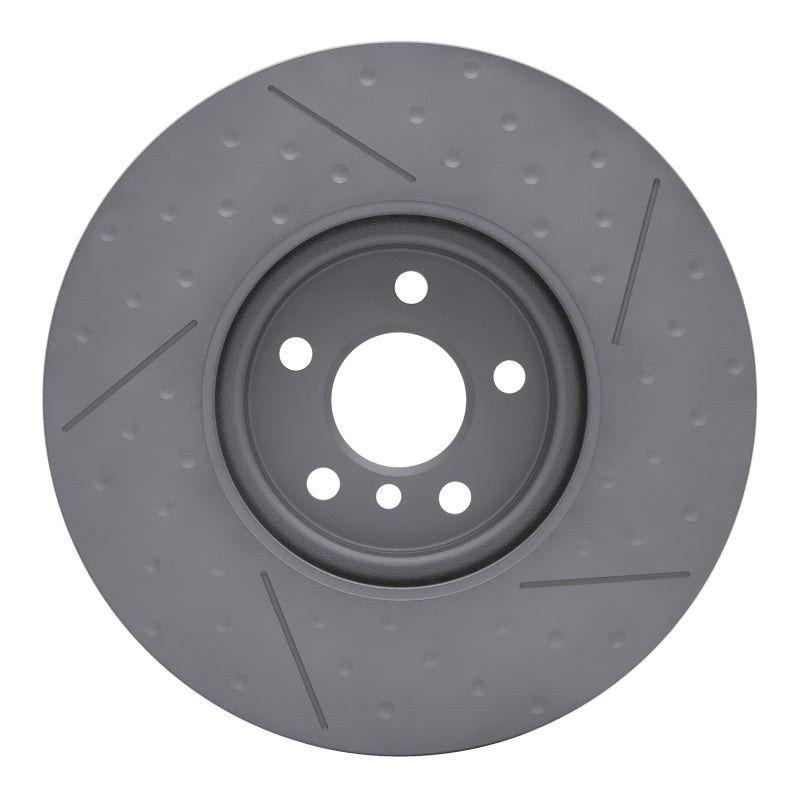 DFC 15-19 Mini Cooper (Excl Clubman) Front GeoSPEC Coated Rotor - Dimpled and Slotted