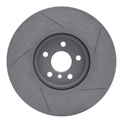 DFC 15-19 Mini Cooper (Excl Clubman) Front GeoSPEC Coated Rotor - Dimpled and Slotted