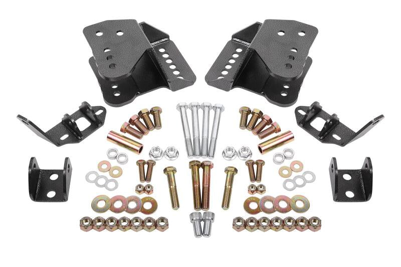 BMR Suspension BMR 78-87 G-Body Rear Coilover Conversion Kit - Black Hammertone