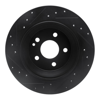 R1 Concepts R1 16-23 Mercedes-Benz Viano (Mexico) Rear Right Drilled & Slotted Black Brake Rotor