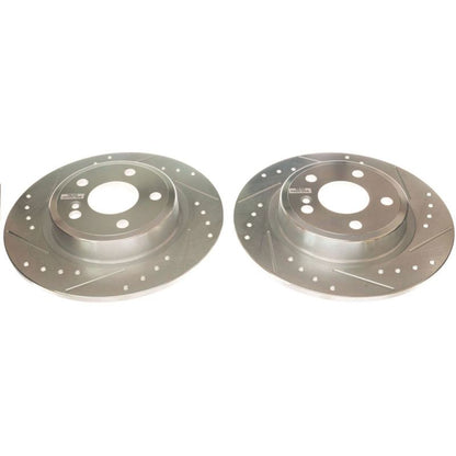 PowerStop Power Stop 17-19 Infiniti QX30 Rear Evolution Drilled & Slotted Rotors - Pair