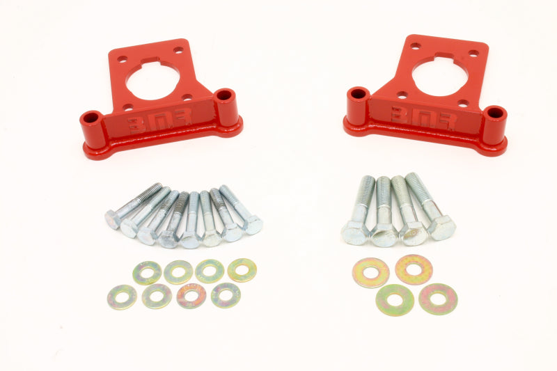 BMR Suspension BMR 93-02 F-Body Front C5 Brake Conversion Caliper Bracket - Red