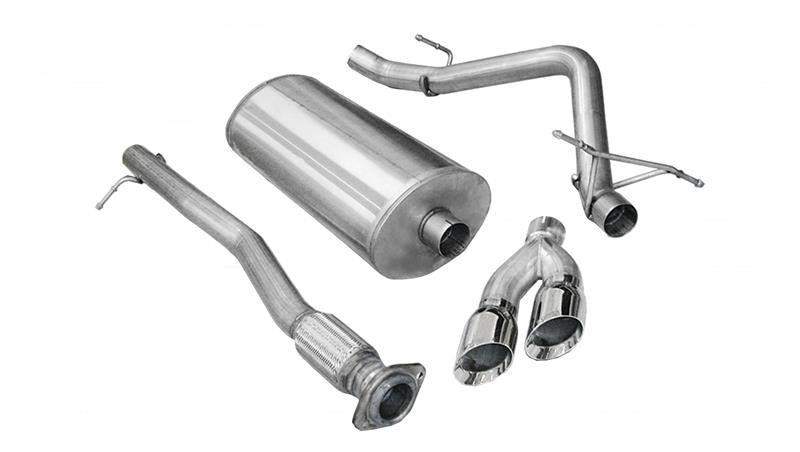 CORSA Performance Corsa 2009-2009 Chevrolet Silverado Crew Cab/Short Bed 1500 4.8L V8 Polished Sport Cat-Back Exhaust